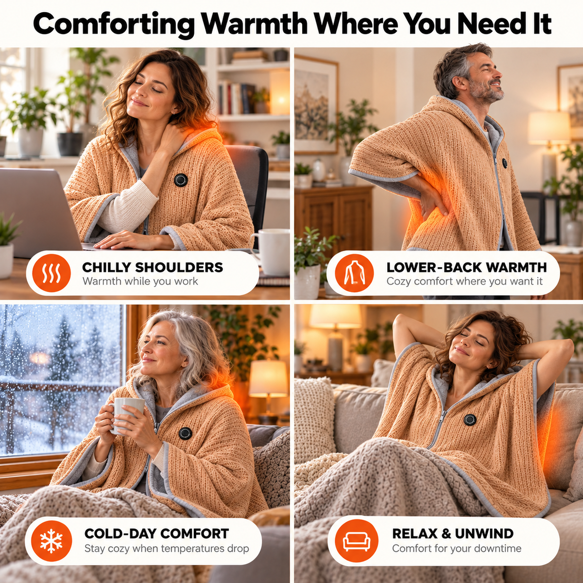 Vayrovi Heated Shawl
