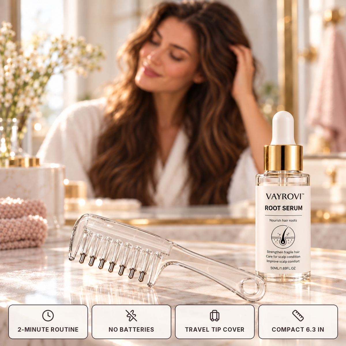 THE VAYROVI™ SCALP OIL COMB