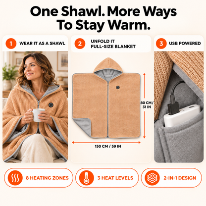 Vayrovi Heated Shawl